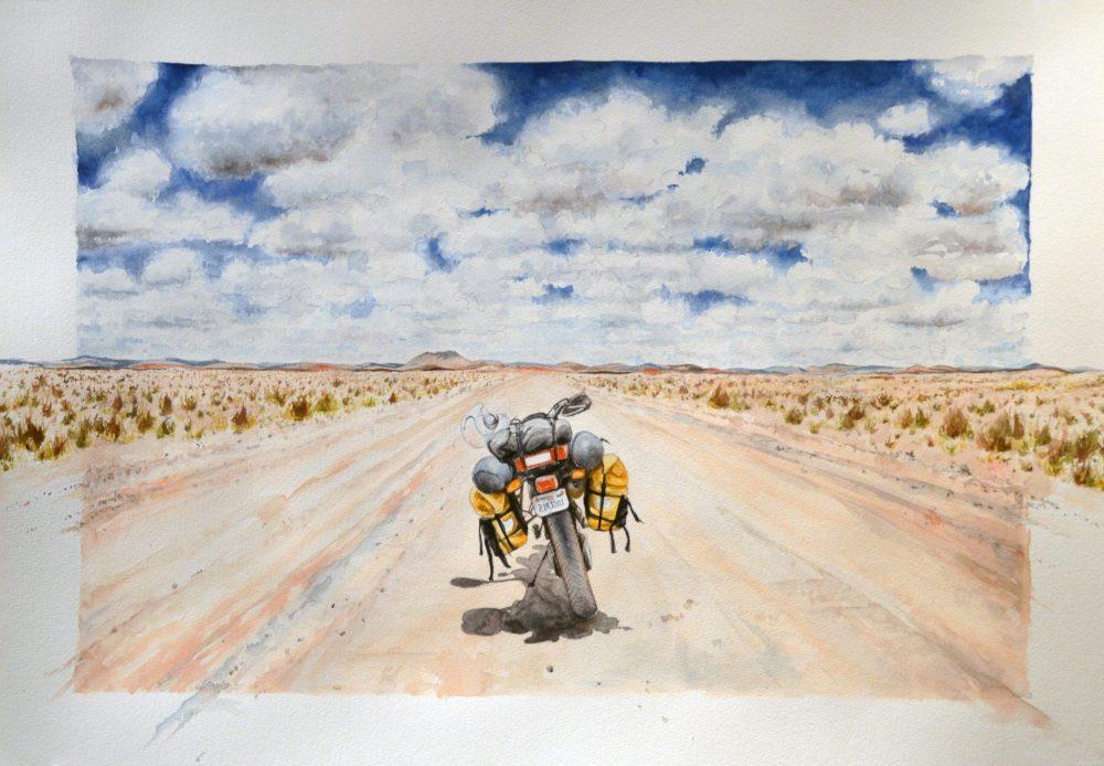 motorcycles in art