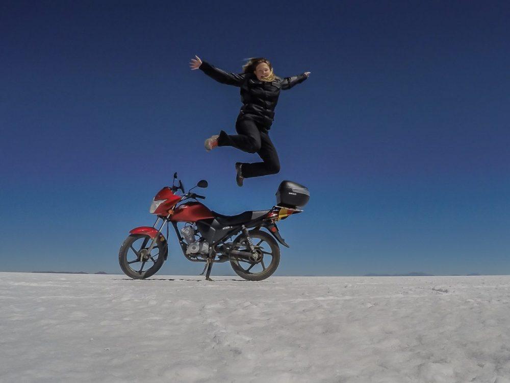 Tiny bike in South America