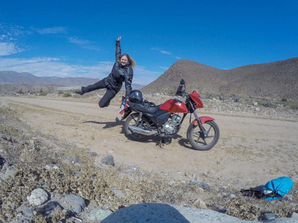 Tiny bike in South America