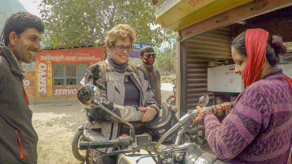 motorcycling in Nepal