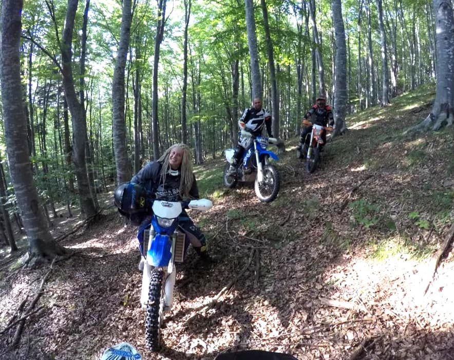 Romania enduro riding